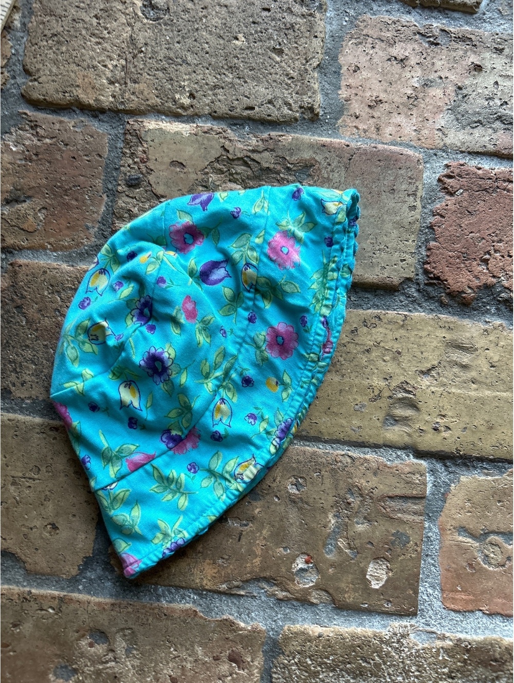 Hanna Andersson Baby Floral Print Sun Hat Size M